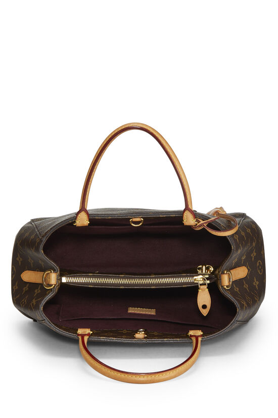 Louis Vuitton Montaigne MM Monogram Canvas Handbag Brown