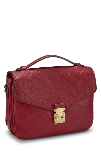 Red Monogram Empreinte Pochette Metis, , large