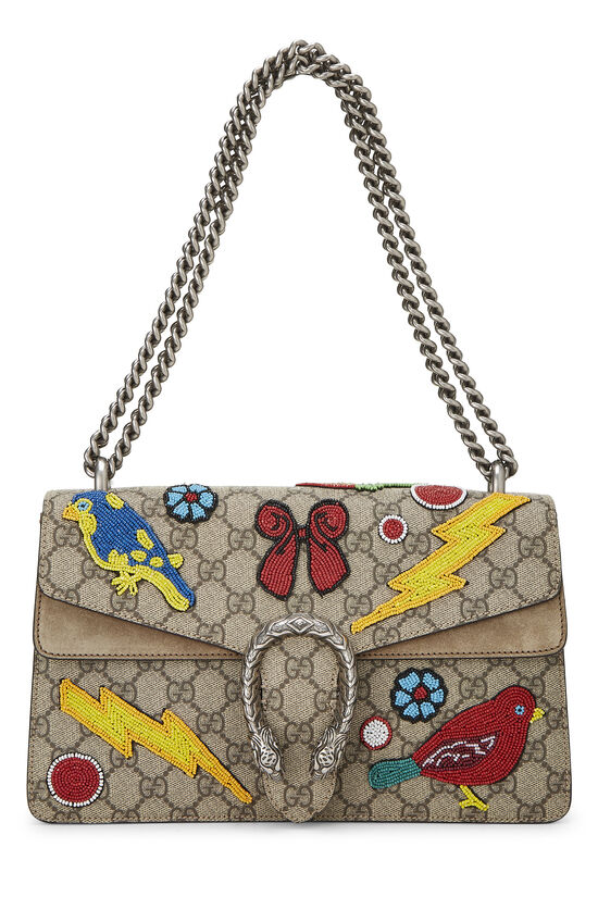 Gucci Original GG Supreme Canvas Embellished Dionysus 
