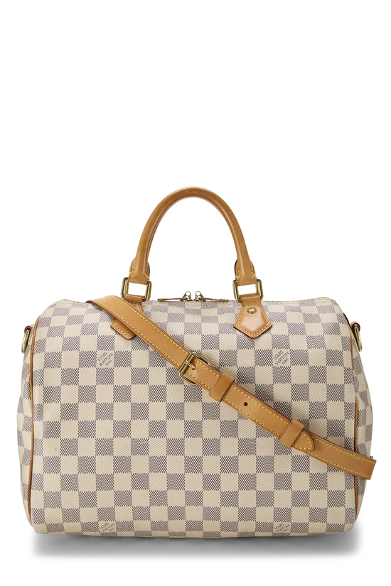 Damier Azur Speedy Bandouliere 30, , large image number 0