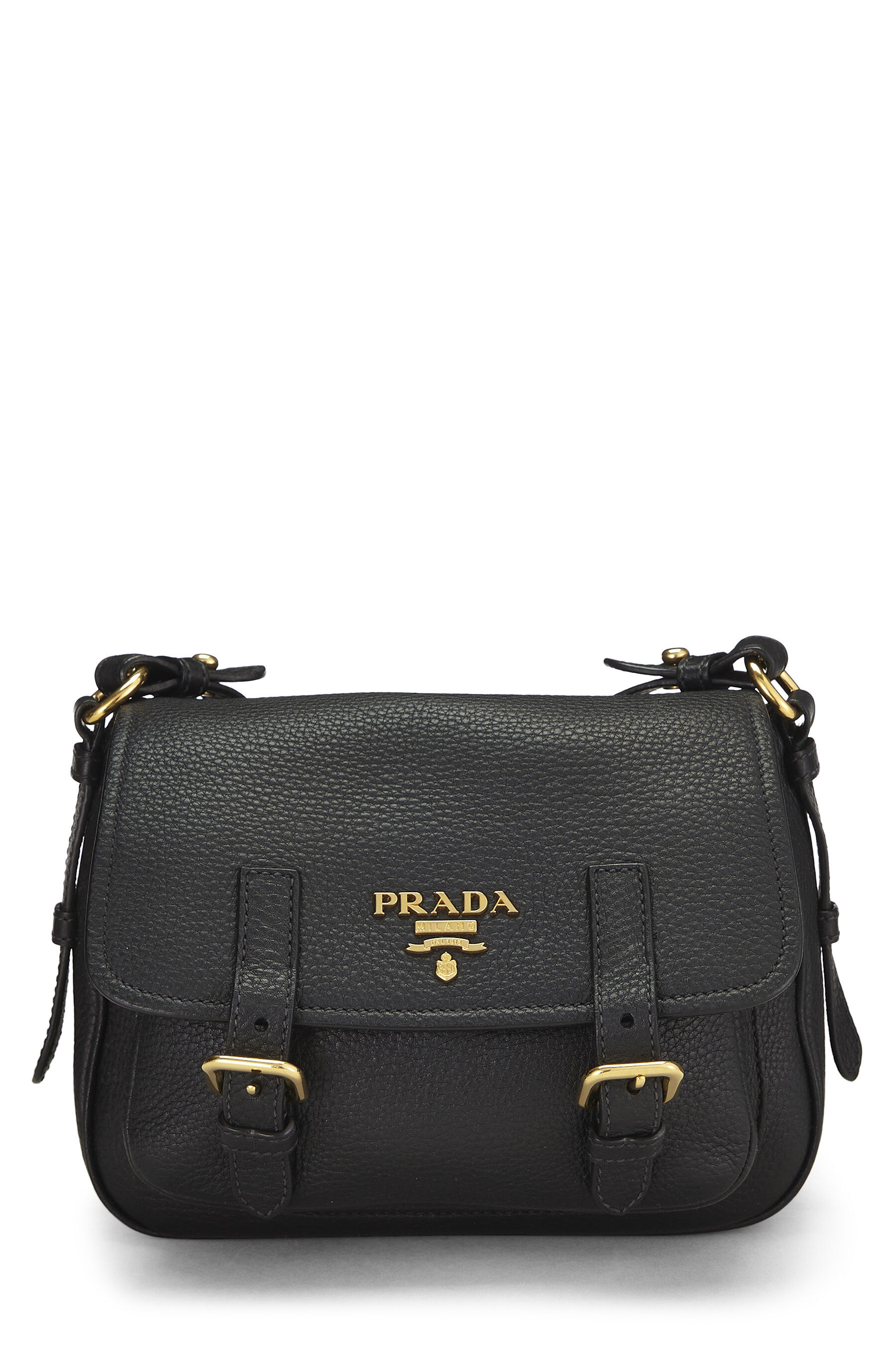 Used] Prada Handbag Calf Leather Genuine Leather Bag Bag Bag Ladies Black  ref.367271 - Joli Closet
