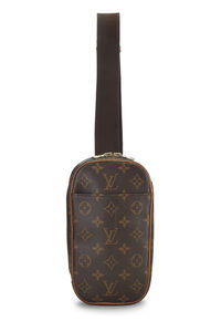 Louis Vuitton Brown Monogram Pochette Twin GM Cloth ref.946514 - Joli Closet