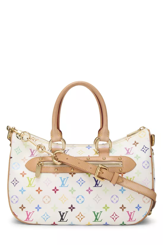 Takashi Murakami x Louis Vuitton White Monogram Multicolore Rita, , large image number 3