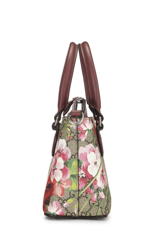 Pink GG Blooms Supreme Canvas Top Handle Tote, , large image number 2