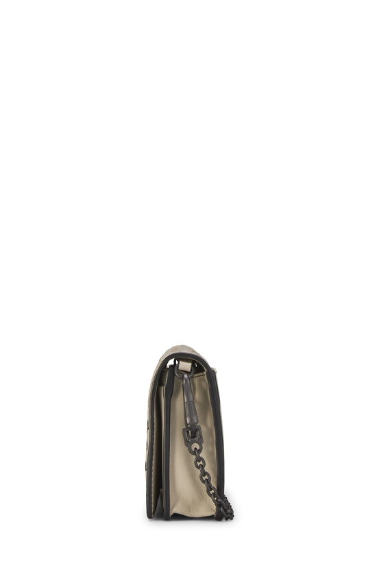 White Intrecciato Wallet On Chain (WOC), , large image number 2