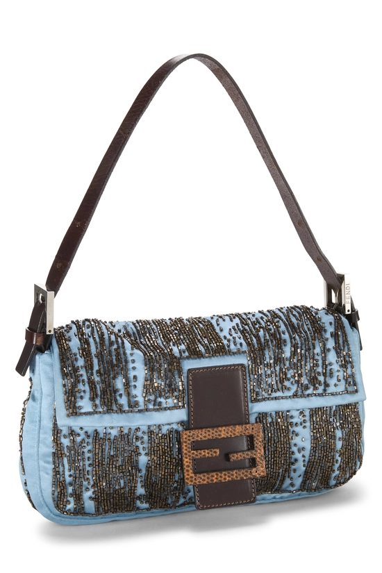 Blue Embellished Baguette, , large image number 1