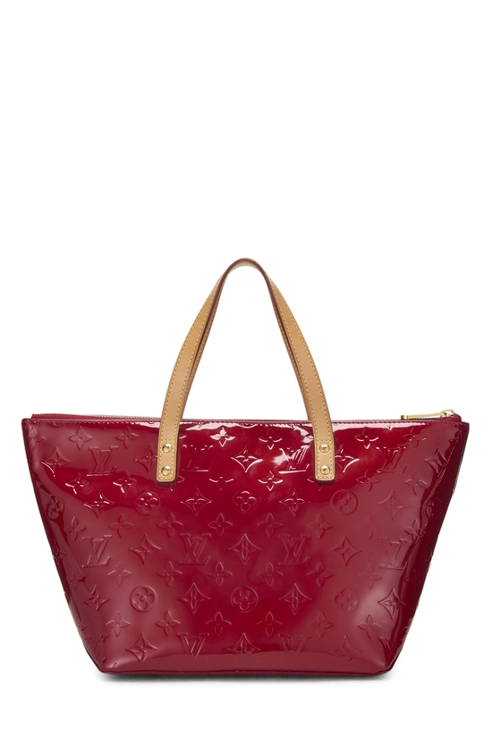 Cerise Monogram Vernis Bellevue PM, , large image number 3