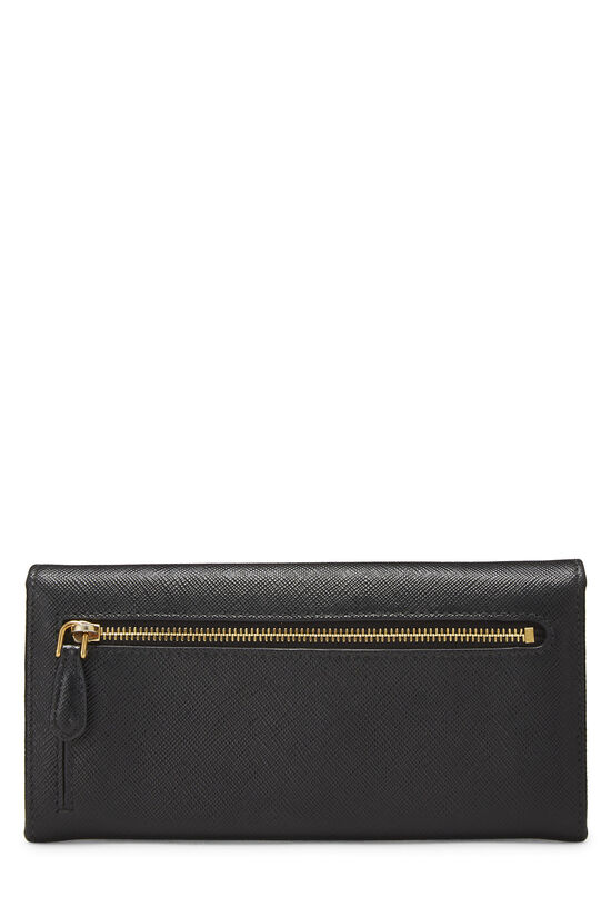 Black Saffiano Continental Wallet, , large image number 2