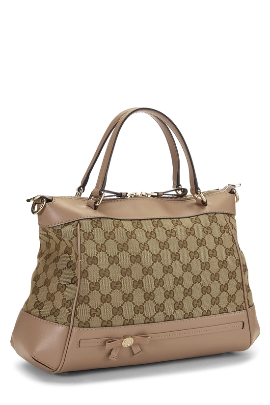 Pink Original GG Canvas Mayfair Convertible Handbag, , large image number 1