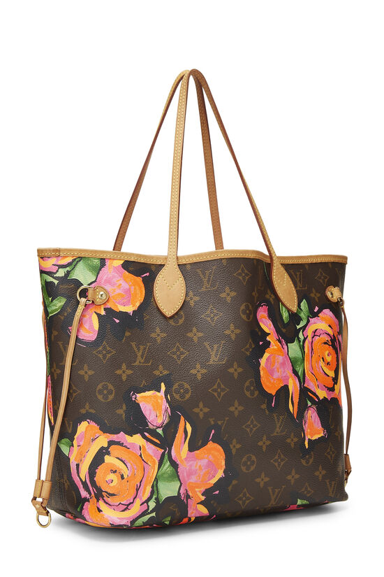 Stephen Sprouse x Louis Vuitton Monogram Canvas Roses Neverfull MM, , large image number 1