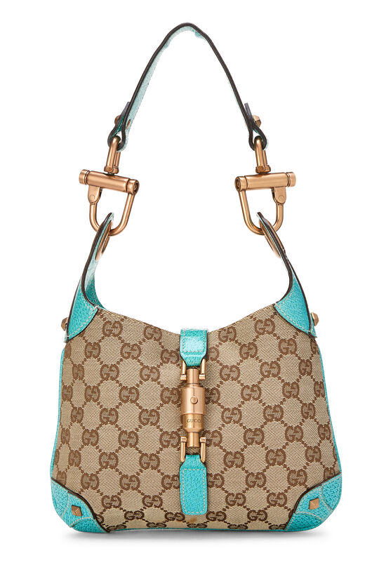 Blue Original GG Canvas Bardot Bag Small, , large image number 0