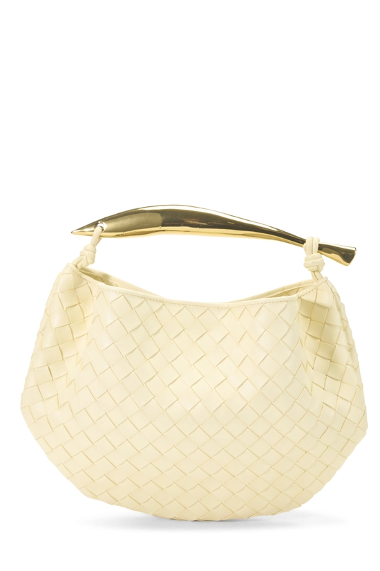 Yellow Intrecciato Sardine Bag, , large image number 3