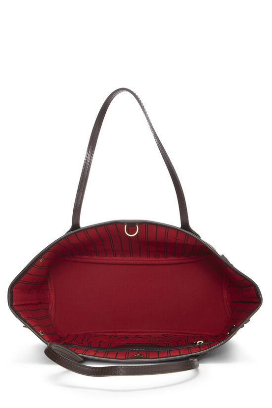 Louis Vuitton, Bags, Louis Vuittondamier Ebeneneverfull Pm With Red  Interior Tote Shoulder Handbag