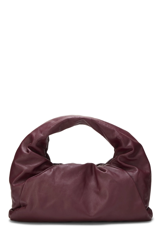Burgundy Calfskin Leather "The Pouch" Medium, , large image number 3