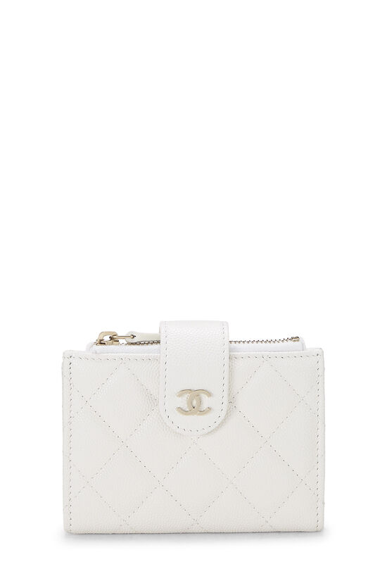 White Caviar Timeless 'CC' Compact Wallet, , large image number 0