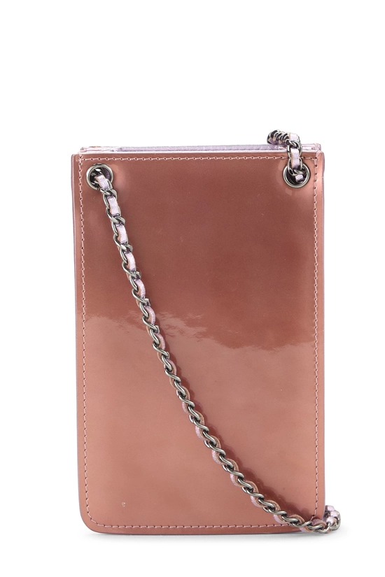 Pink Patent Leather Smartphone Holder, , large image number 3