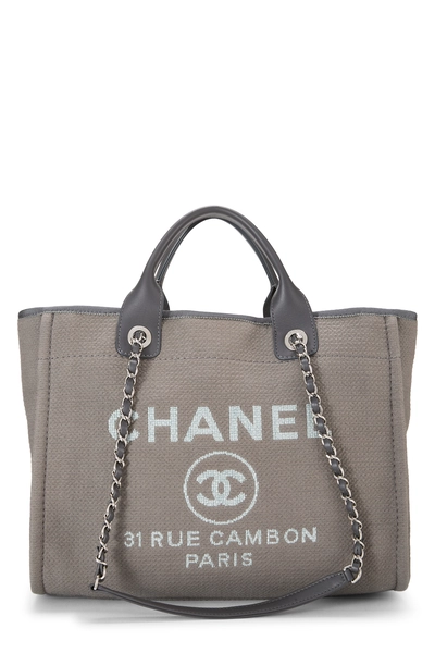 Grey Canvas Deauville Small NM