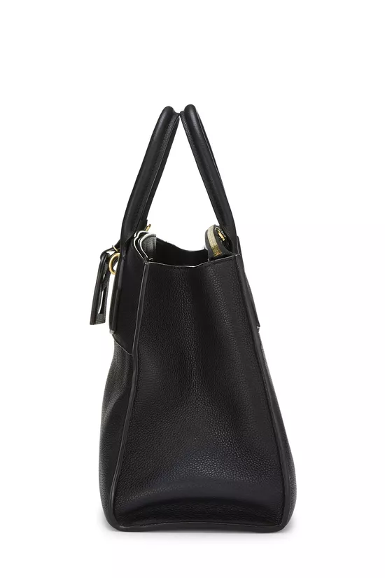 Black Calfskin City Steamer PM, , large image number 2