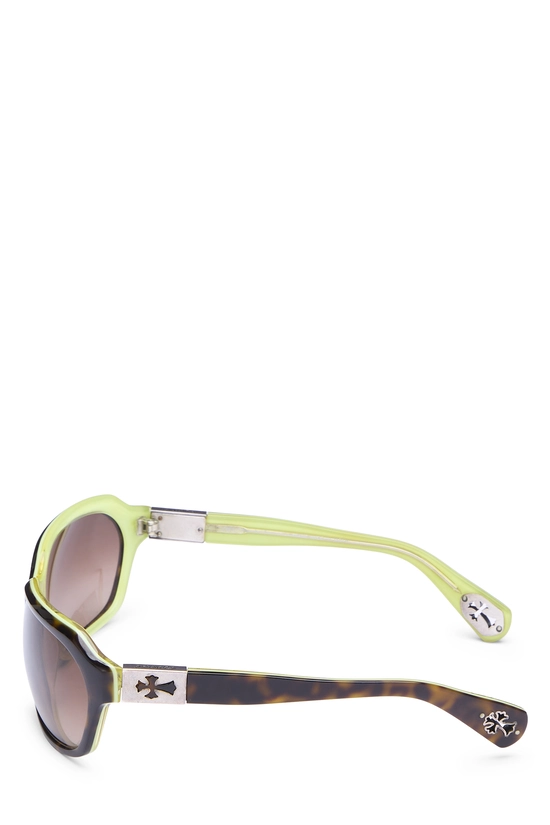 Brown Acetate Inject Sunglasses, , large image number 3