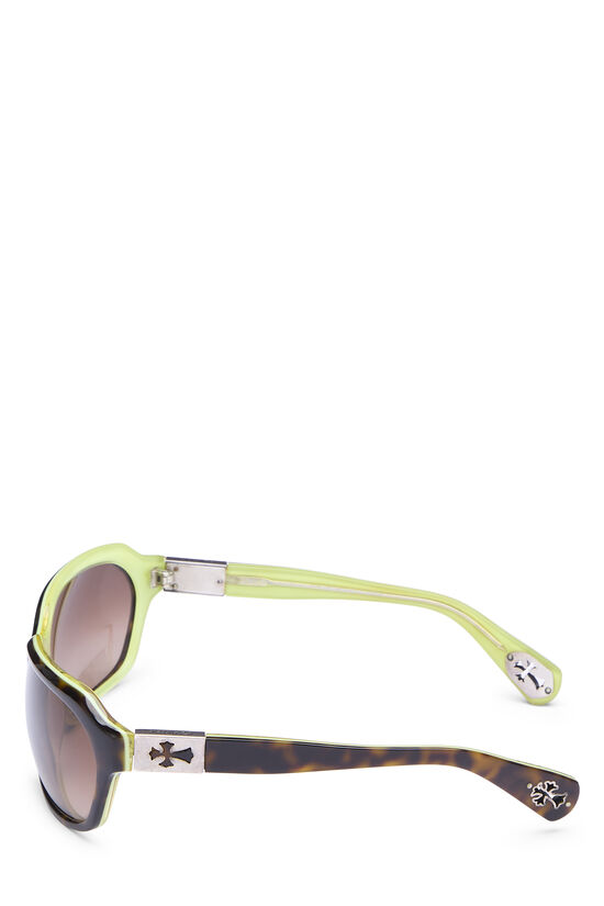 Brown Acetate Inject Sunglasses, , large image number 3