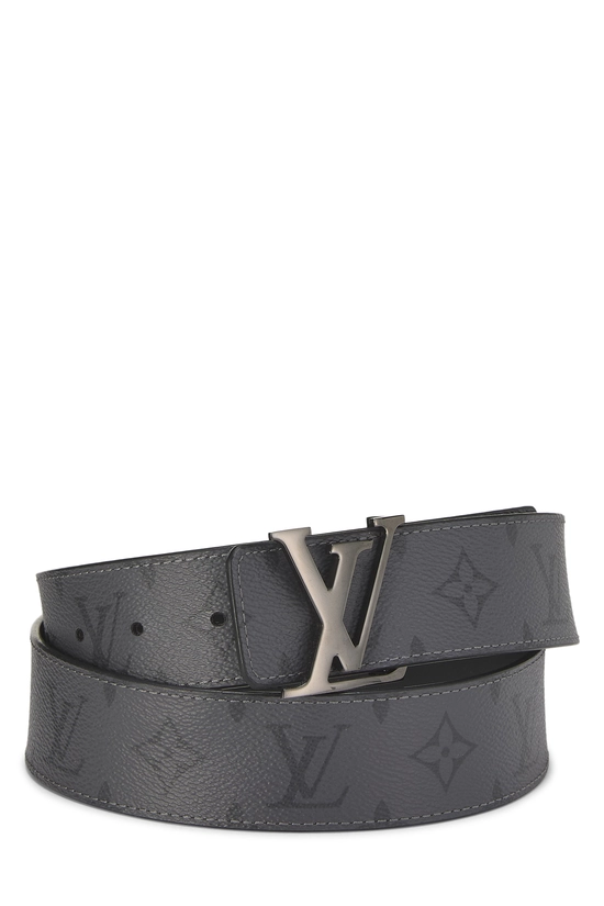 Louis Vuitton Ceinture LV Initial Reversible Belt Monogram Eclipse Gray LV Initiales 40mm Reversible Belt Monogram Eclipse Canvas  main image 3