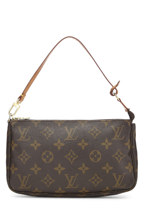 Louis Vuitton Pochette Accessories Monogram in Coated Canvas with Gold-tone  - US