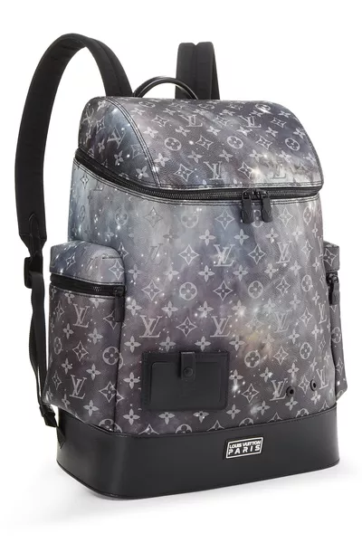 Black Monogram Galaxy Alpha Backpack, , large