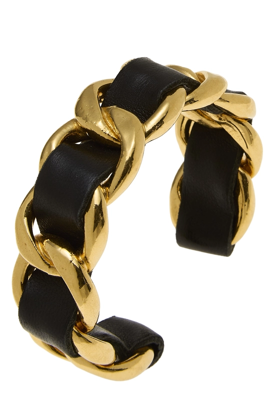 Gold Chain Cuff, , large image number 0