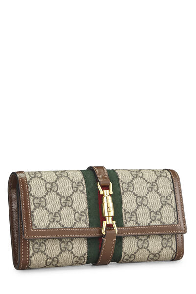 Original GG Supreme Canvas Jackie 1961 Compact Wallet, , large