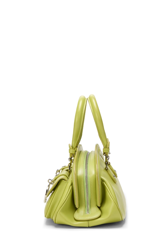 Green Calfskin Detective Satchel, , large image number 2