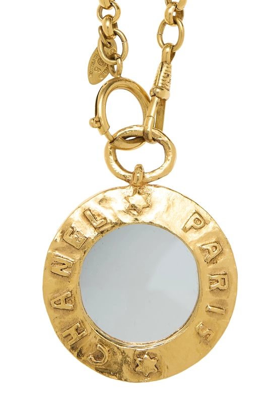 Gold Mirror Necklace, , large image number 1