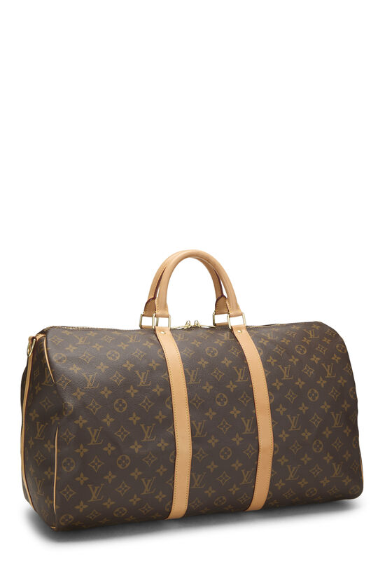 Monogram Canvas Keepall Bandouliere 50, , large image number 1