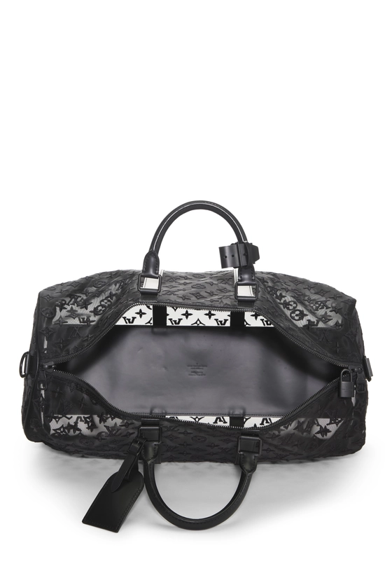 Virgil Abloh x Louis Vuitton Black Mesh Keepall Bandouliere 50, , large image number 5