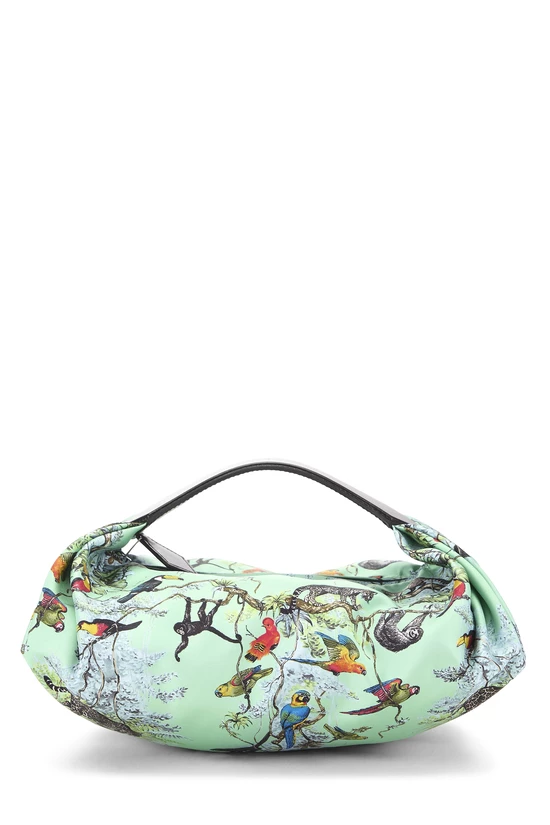 Green Silk Balusoie Bag, , large image number 0