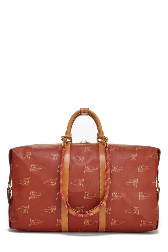 Red LV Cup Boston Bag, , large image number 3