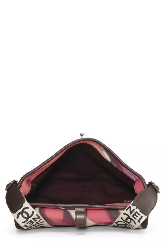 Multicolor Suede Flower Power Messenger, , large image number 5