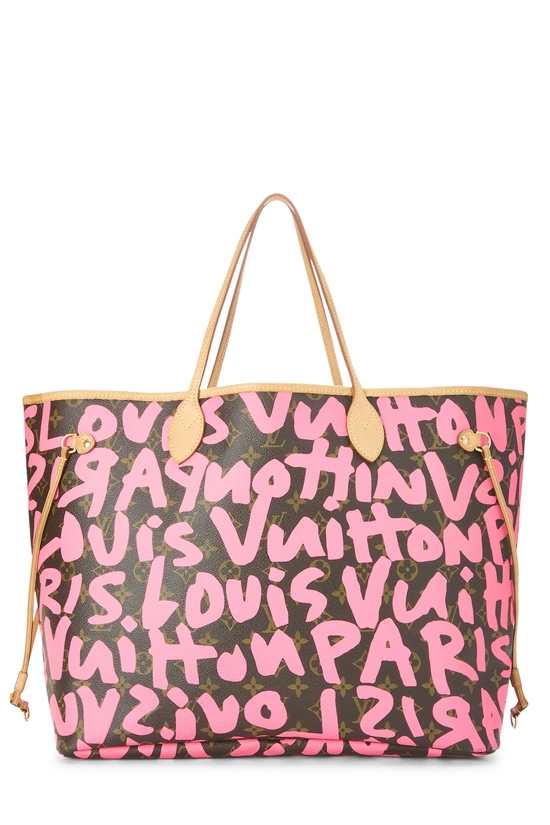 Stephen Sprouse x Louis Vuitton Pink Graffiti Neverfull GM, , large image number 3