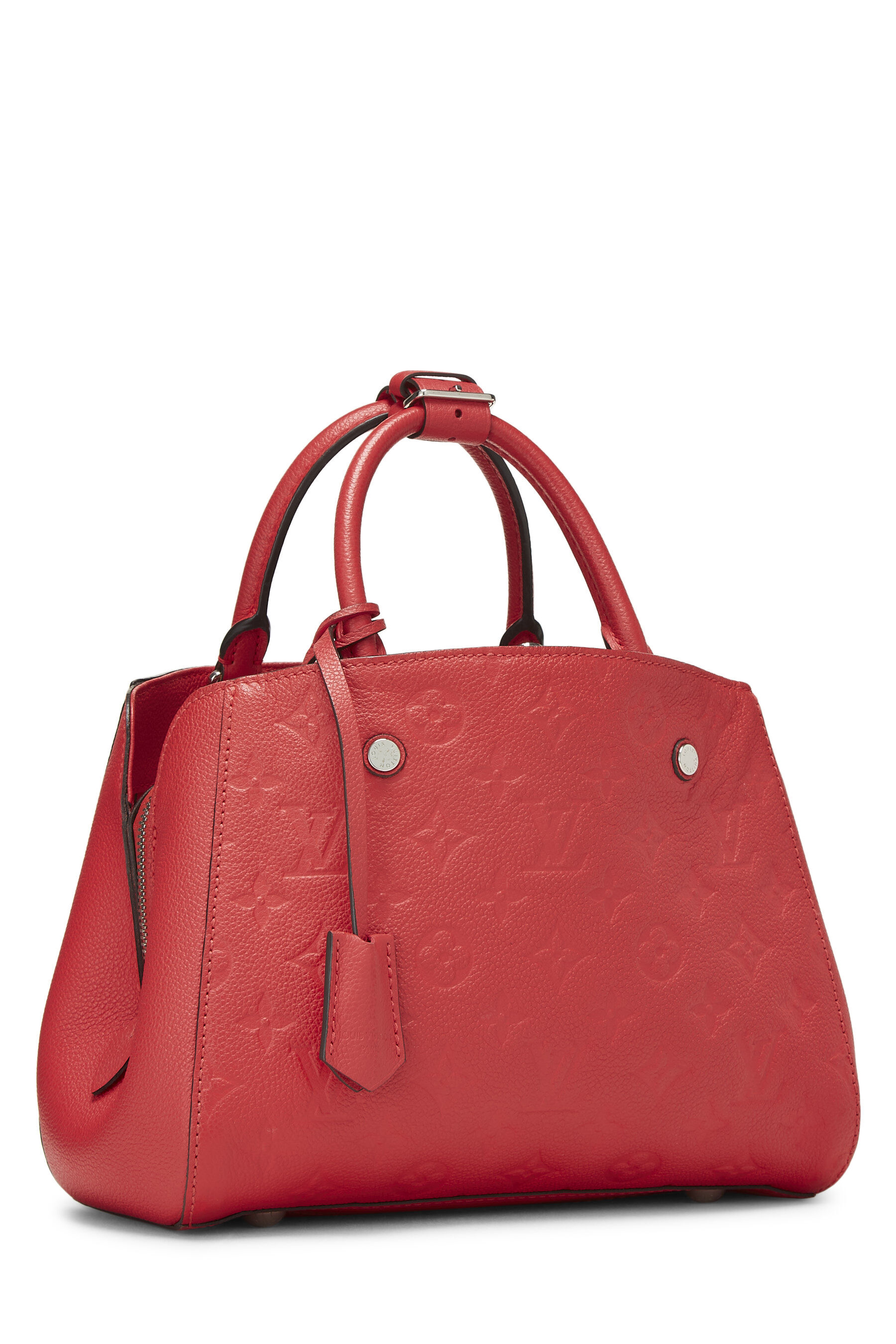 Pre-Owned Red Monogram Empreinte Montaigne BB QJB0B71DR2001