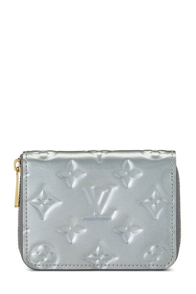 Silver Monogram Vernis Zippy Coin Purse