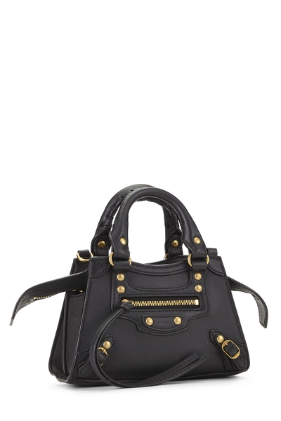 Black Calfskin Neo Classic City Nano, , large
