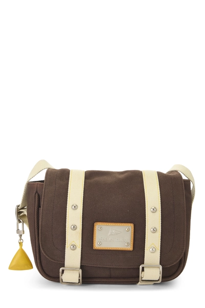 Louis Vuitton Brown Canvas Antigua Besace PM