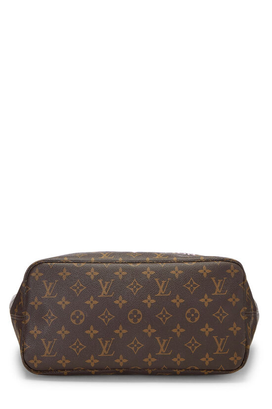 Louis Vuitton Neverfull MM, Canvas, Black/Pink GHW - Laulay Luxury