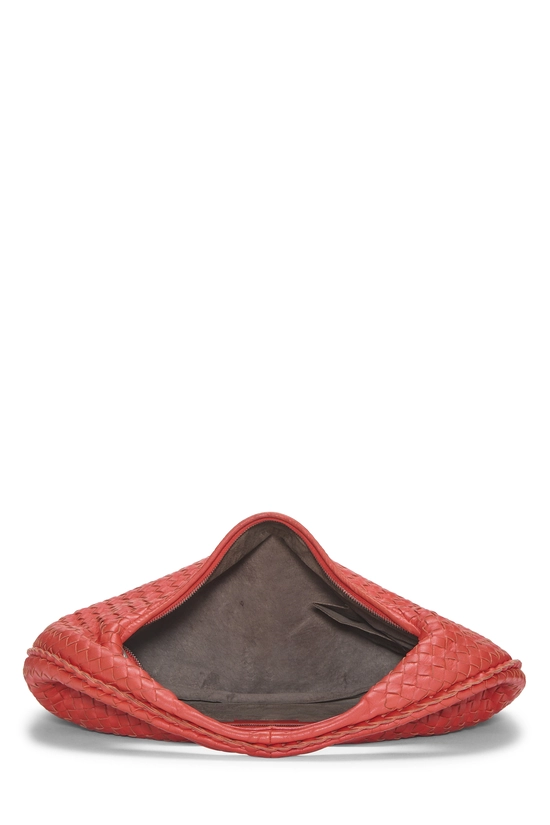Red Intrecciato Veneta Hobo Medium, , large image number 5