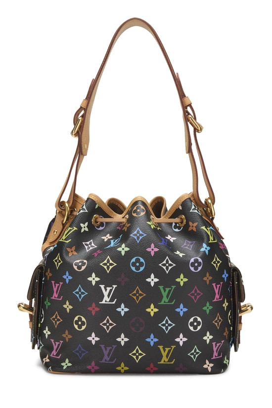 Takashi Murakami x Louis Vuitton Black Monogram Multicolore No&eacute; Petite, , large image number 3