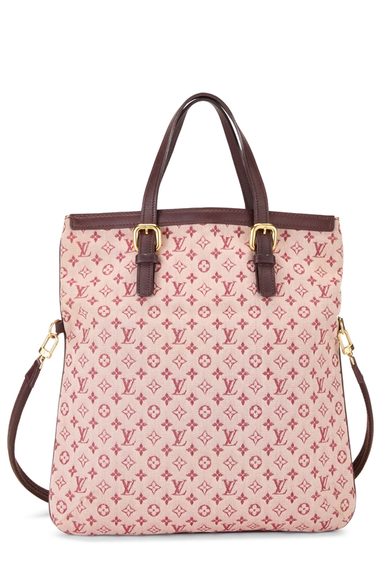 Burgundy Monogram Mini Lin Francoise, , large image number 3