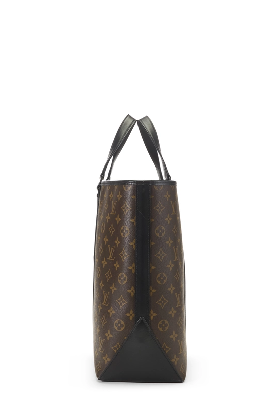 Black Monogram Canvas Macassar Weekender GM, , large image number 2
