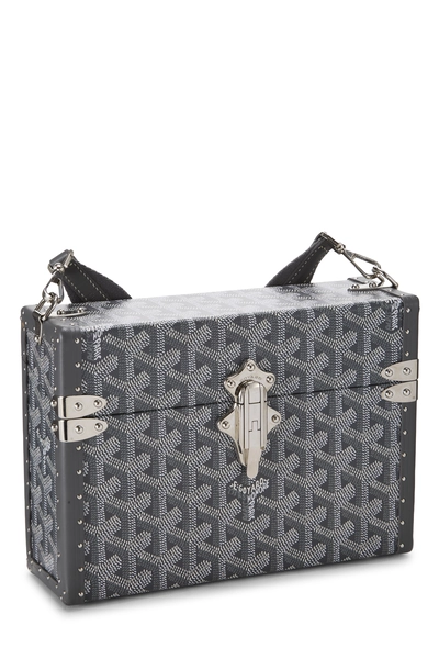 Goyard Grey Goyardine Canvas Cassette Trunk — photo 2