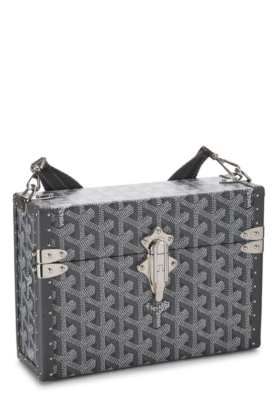 Grey Goyardine Canvas Cassette Trunk, , large image number 1
