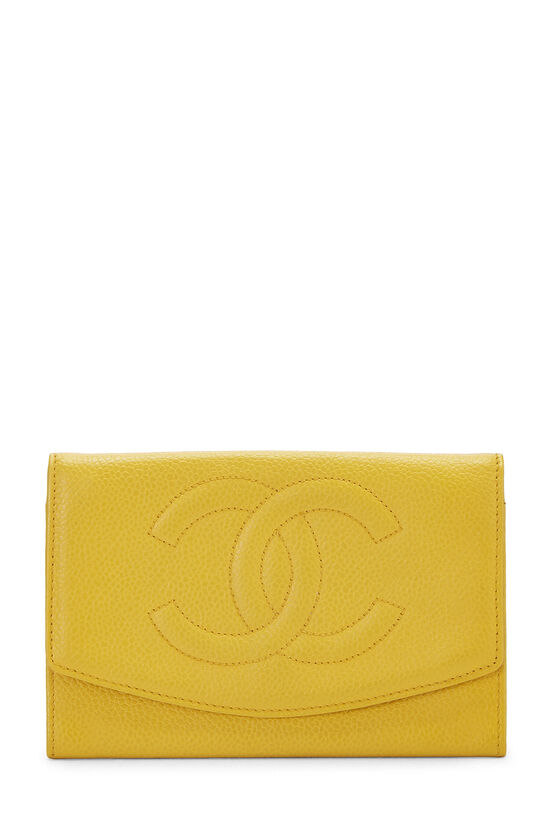 Yellow Caviar Timeless 'CC' Compact Wallet, , large image number 1