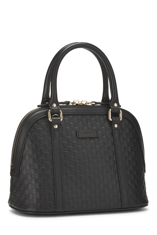 Black Microguccissima Nice Dome Bag Small, , large image number 1